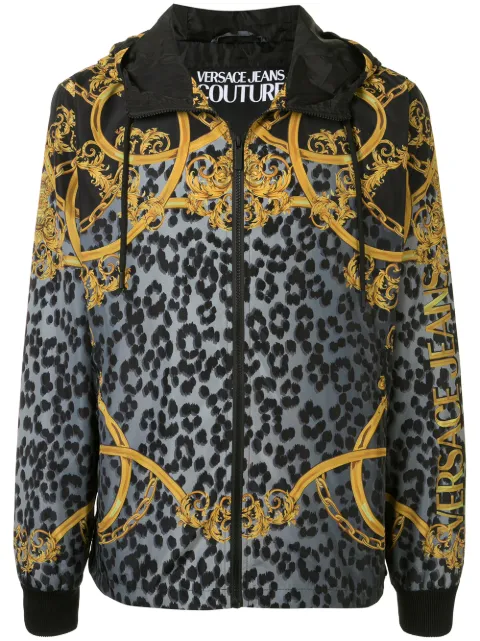 versace leopard jacket