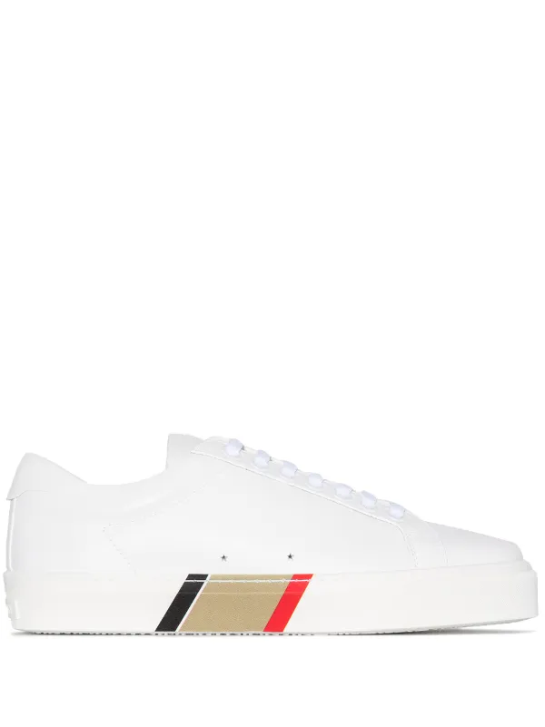 red and white burberry sneakers