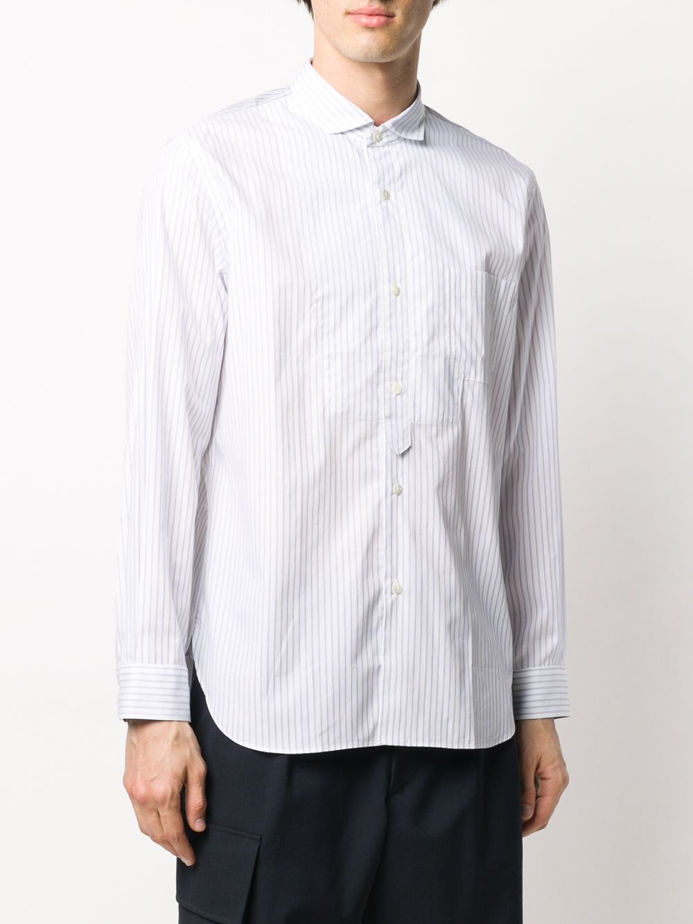 фото Junya watanabe man striped print shirt