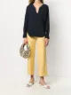 Image 2 of Brag-wette open-neck blouse