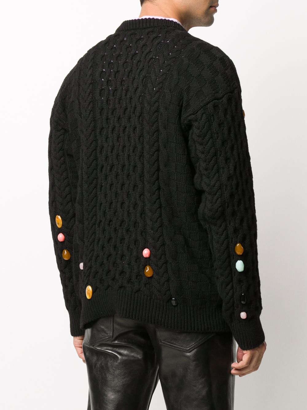 фото Loewe beaded alpaca-blend jumper