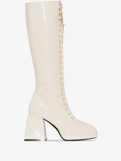 Nodaleto botas altas Bulla Ward con tacón de 85mm