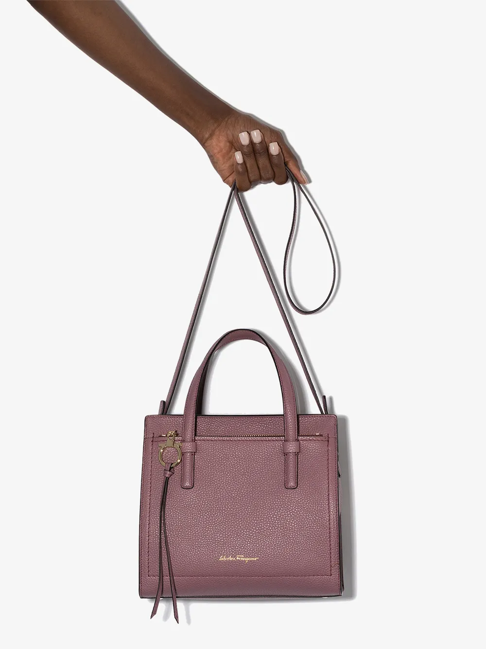 фото Salvatore ferragamo сумка-тоут с логотипом