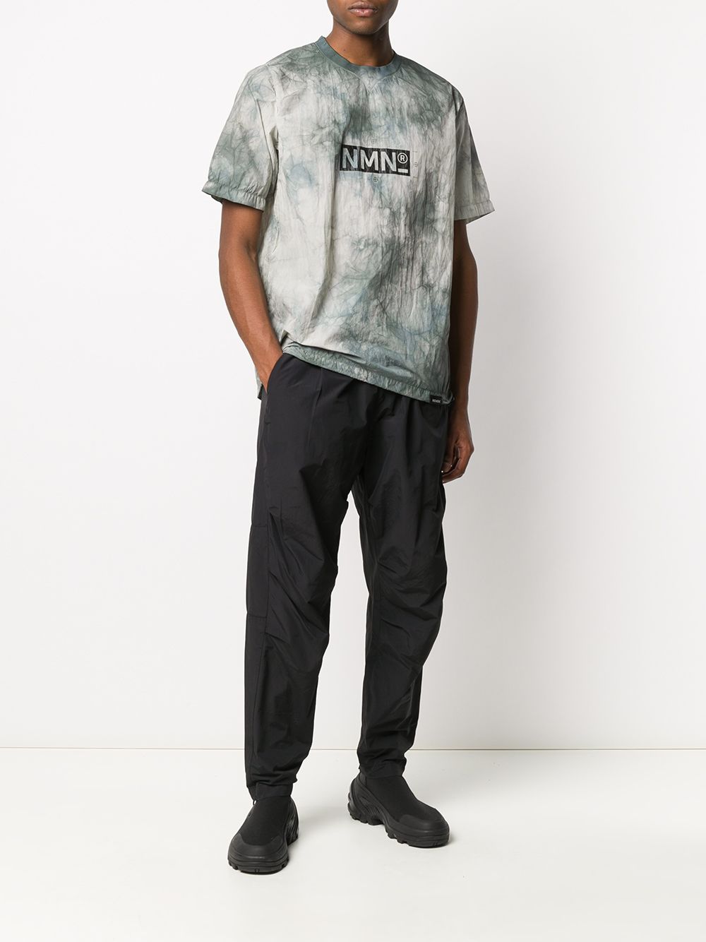 фото Nemen crew neck tie-dye print t-shirt