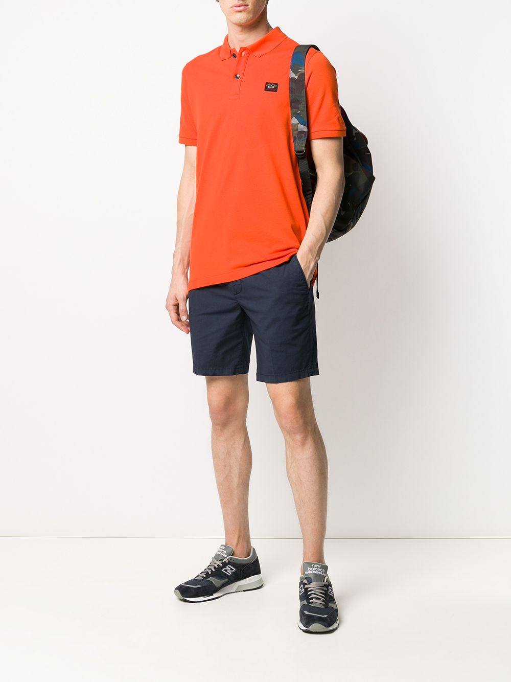 Paul & Shark Poloshirt met logo - Oranje