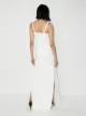 Mônot crêpe slip dress