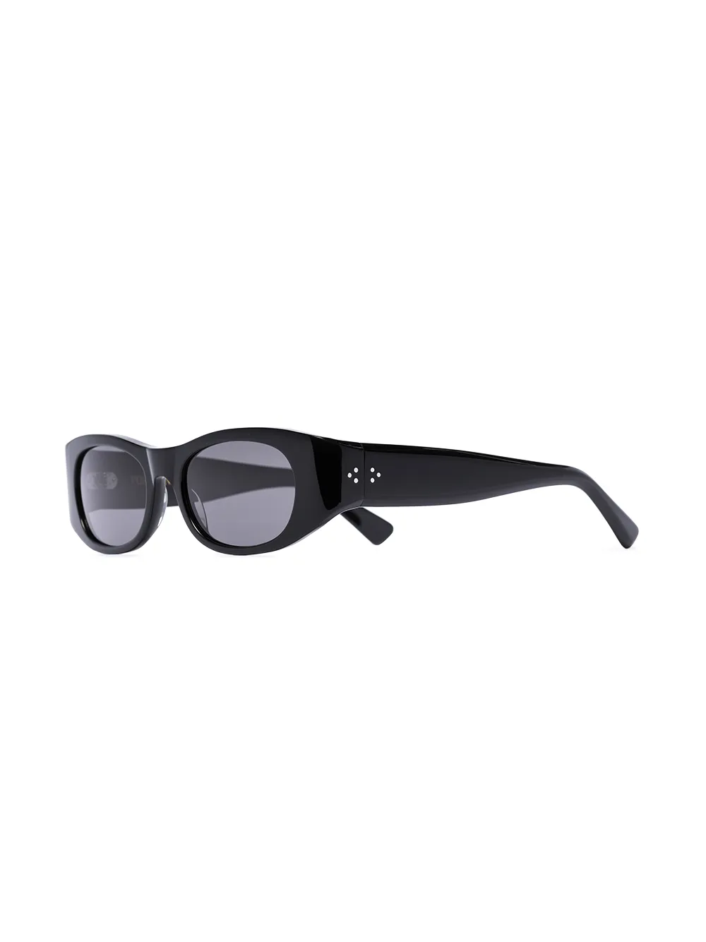 Tangerine Rectangle-Frame Sunglasses