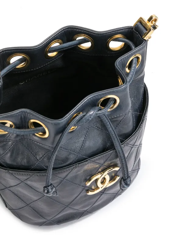 CHANEL Pre-Owned Borsa a Tracolla Matelassé 1985-1990 Blu