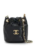 CHANEL Pre-Owned 1985-1990 diamond quilted crossbody bag - Blue