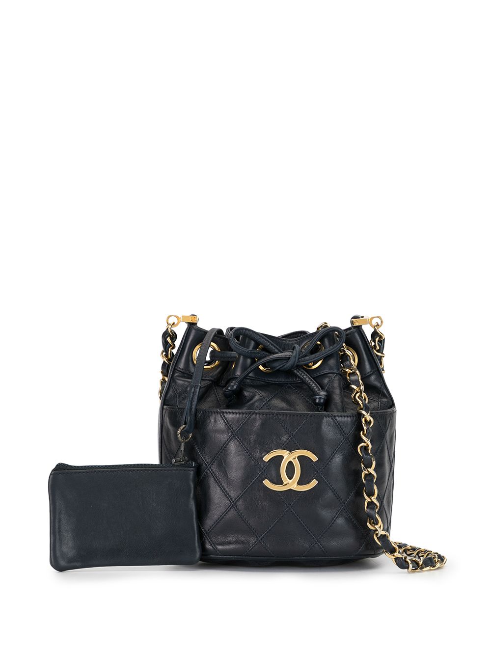 CHANEL 1985-1990 diamond quilted crossbody bag Women