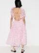 Cecilie Bahnsen Katrine floral-embroidered midi dress