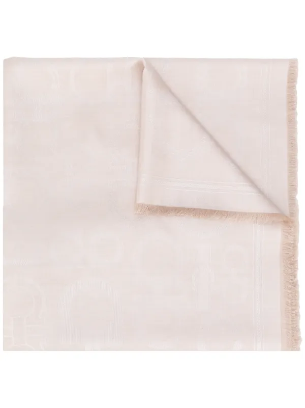Ferragamo Gancini Stole in Neutrals