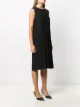 Salvatore Ferragamo Asymmetrisches Seidenkleid