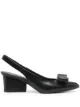 Image 1 of Salvatore Ferragamo bow-detail slingback pumps