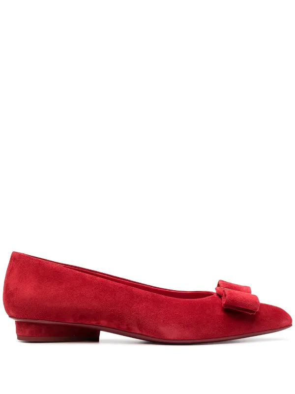 Ferragamo Viva フラットシューズ | レッド | FARFETCH JP