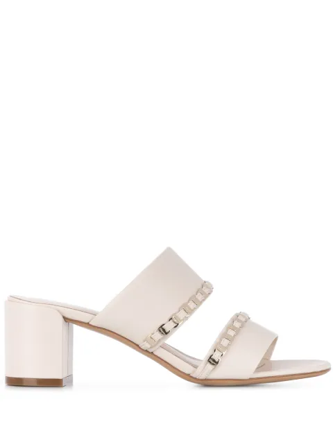 Ferragamo Vara 55 braided leather sandals