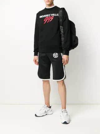 logo print track shorts logo print track shorts展示图