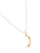 Hermina Athens Stardust gold-plated sterling silver pearl necklace