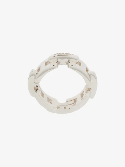 AMBUSH anillo con diseño de eslabones