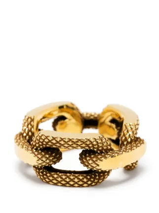 TEXTURED CHAIN RING GOLD展示图