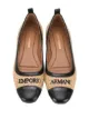 Emporio Armani حذاء باليرينا بتطريز شعار الماركة