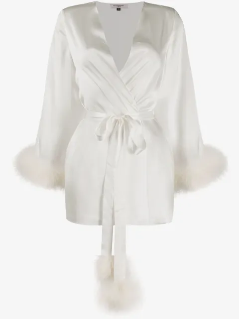 Gilda & Pearl Pillow Talk satin robe