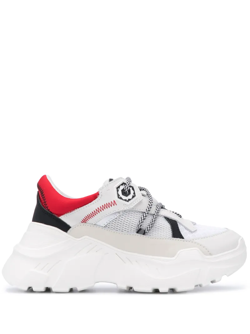 Click to view more detailed imagery on our partner's website Moa Master Of Arts Chunky Sole Sneakers In White