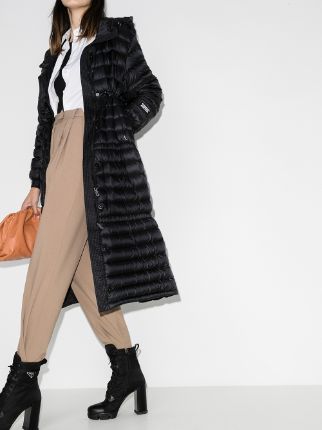 Tenby feather down puffer midi coat展示图