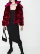 Image 2 of Moncler Daos velvet-effect puffer jacket