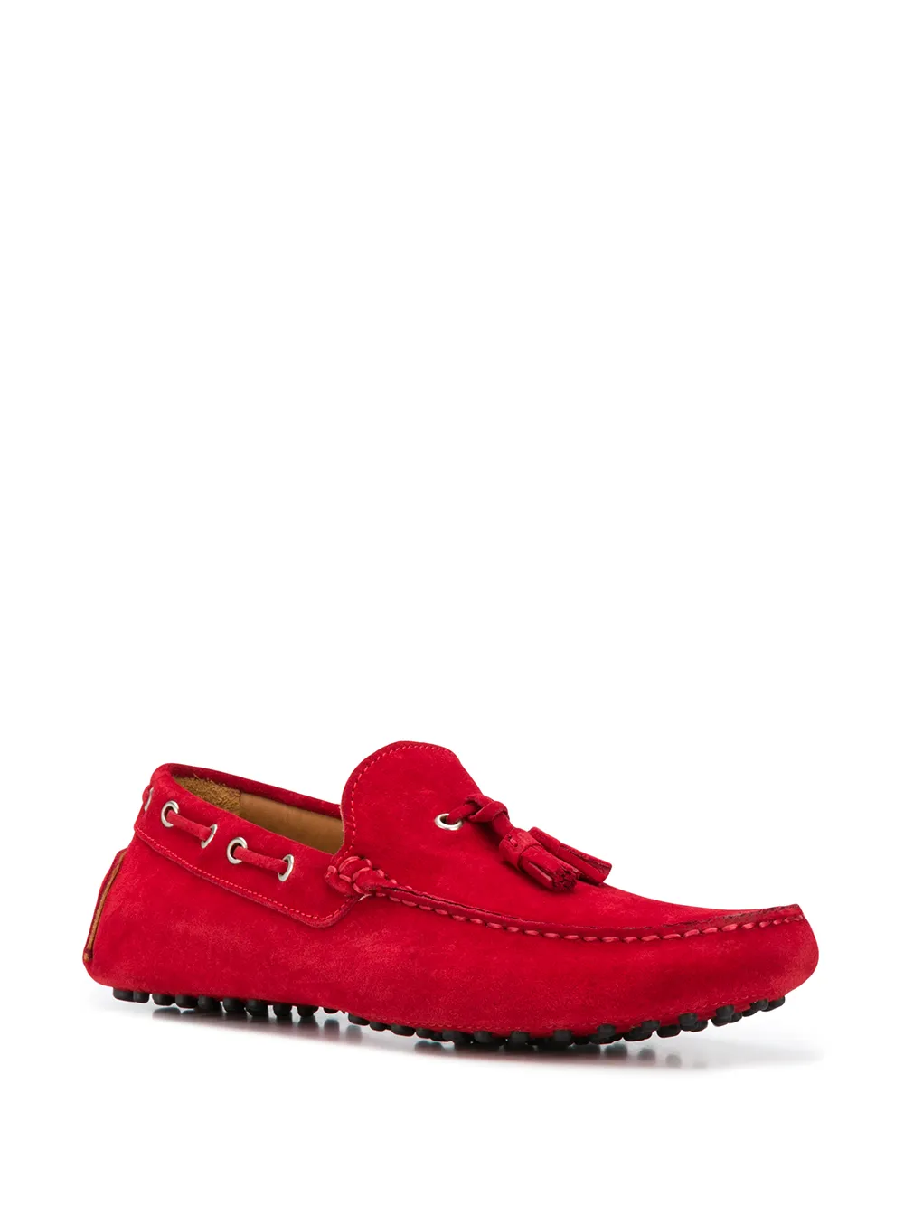 Kiton Loafers met kwastje - Rood