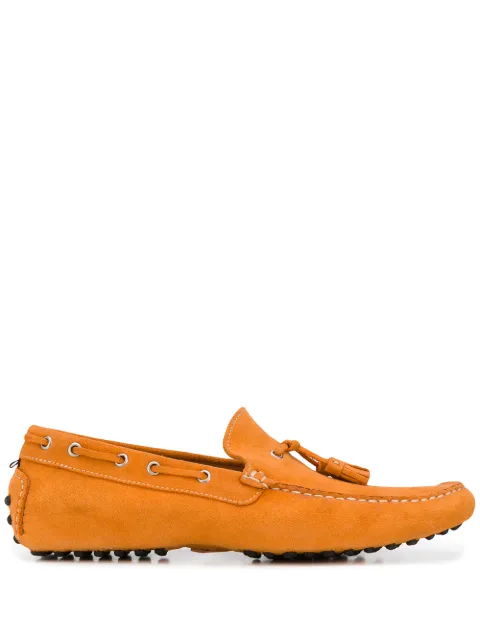 Kiton tassel detail flat loafers