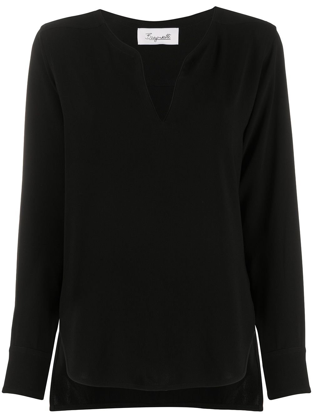 фото Brag-wette open-neck blouse