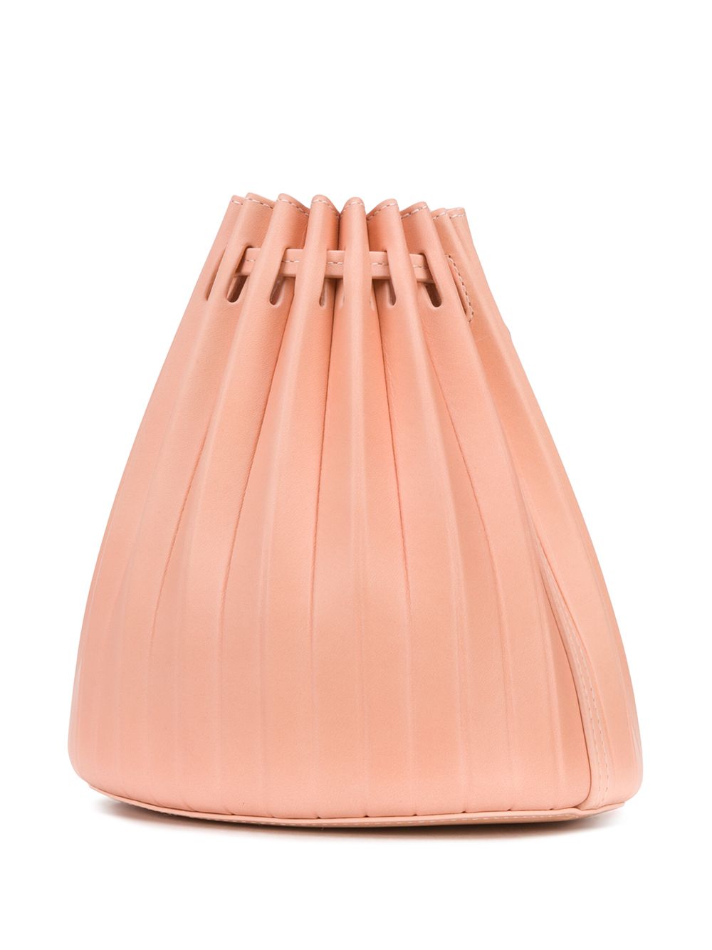 фото Mansur gavriel plisettata pleated bucket bag