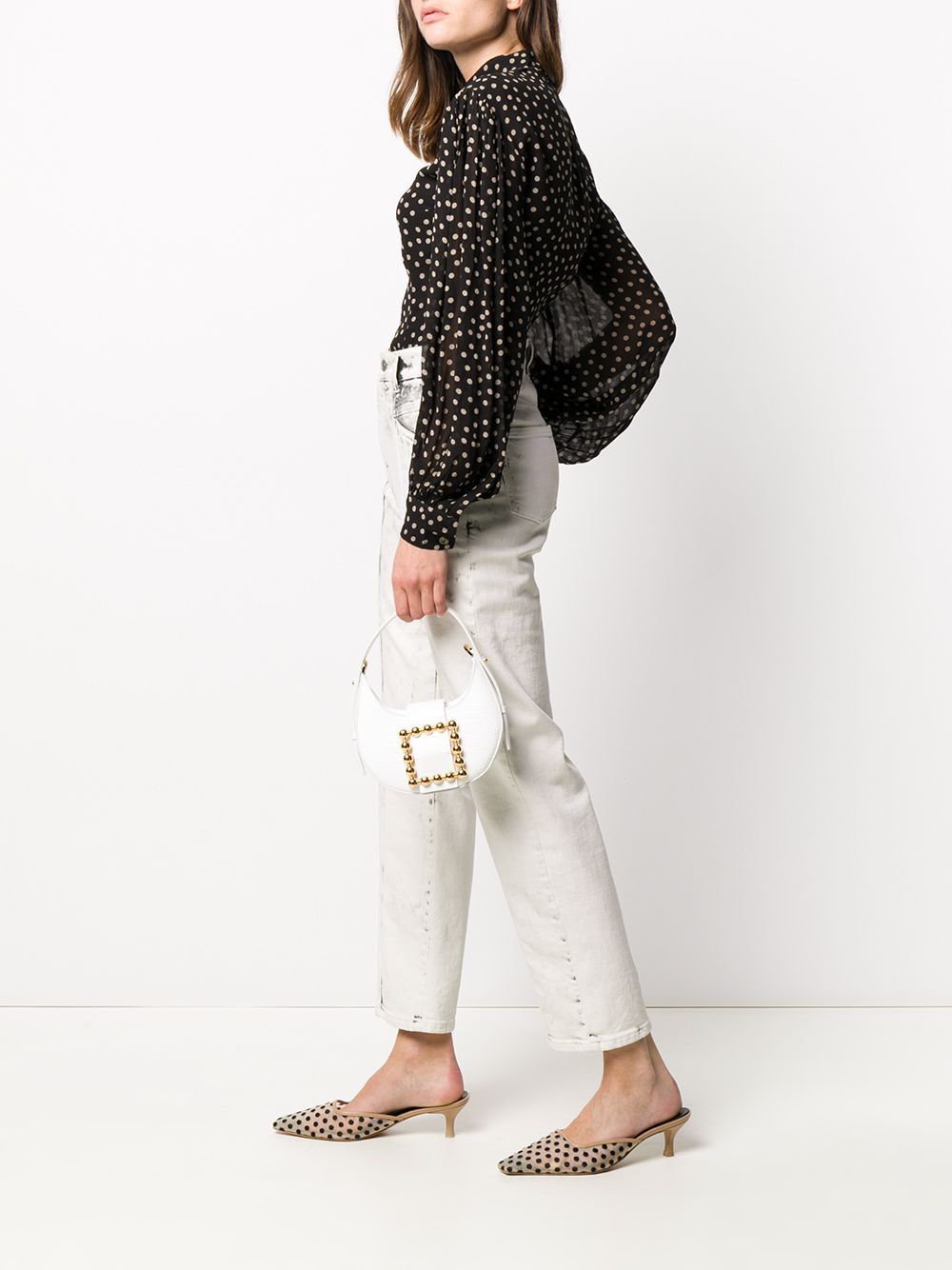 фото Les petits joueurs cindy crocodile-effect tote