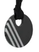 A.N.G.E.L.O. Vintage Cult 2000s striped circle pendant necklace