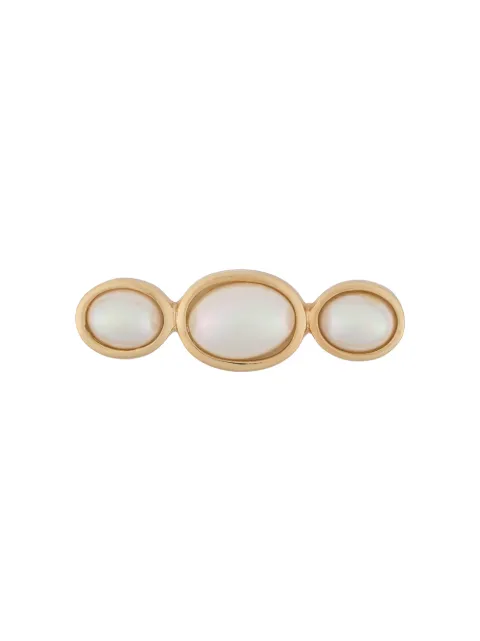 Christian Dior Pre-Owned 1980s pre-owned faux-pearl brooch