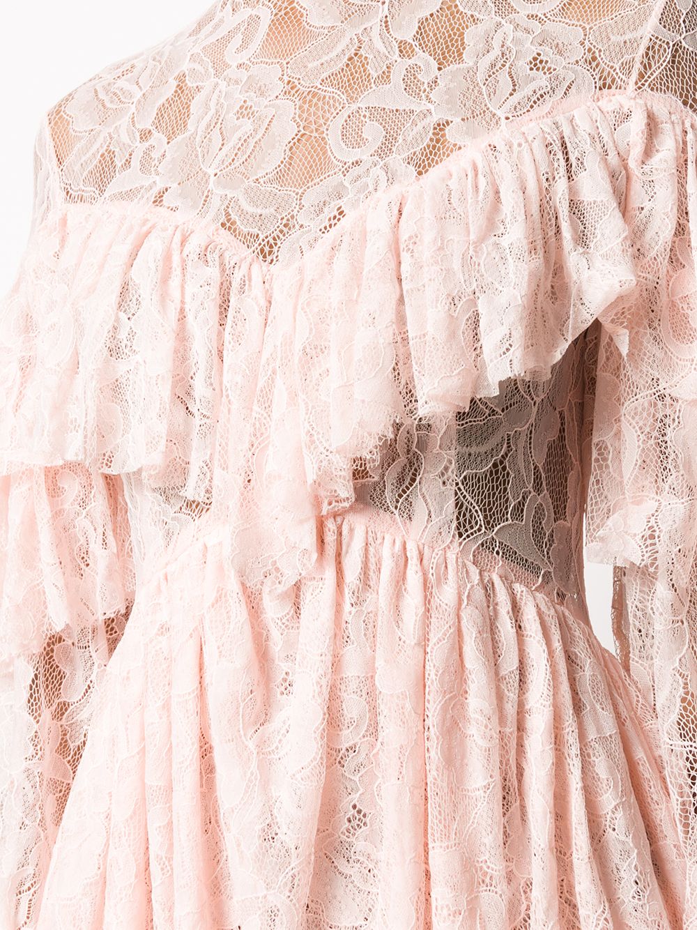 фото Matériel ruffled lace dress