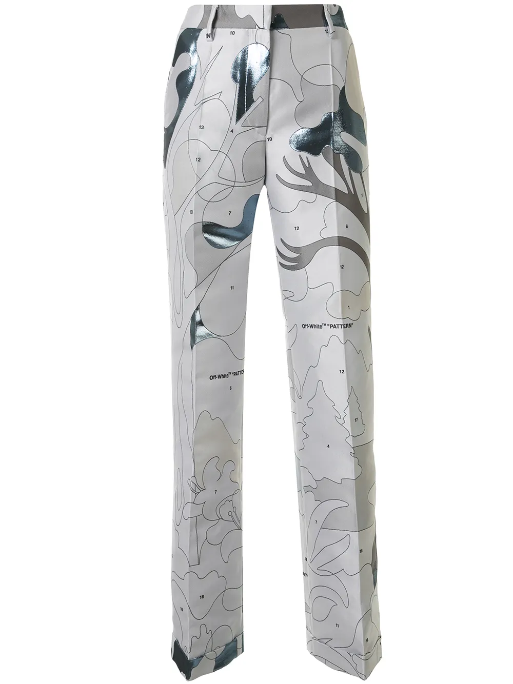 off white paint pants