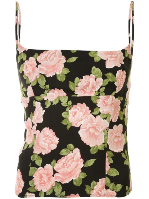 Reformation Grace floral-print cami top