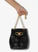 Salvatore Ferragamo Gancini quilted leather backpack