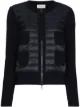Image 1 sur Moncler pull zippé à empiècements matelassés