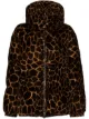 Image 1 of Moncler Kundogi leopard-print puffer jacket