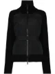 Image 1 sur Moncler cardigan bi-matière à ceinture