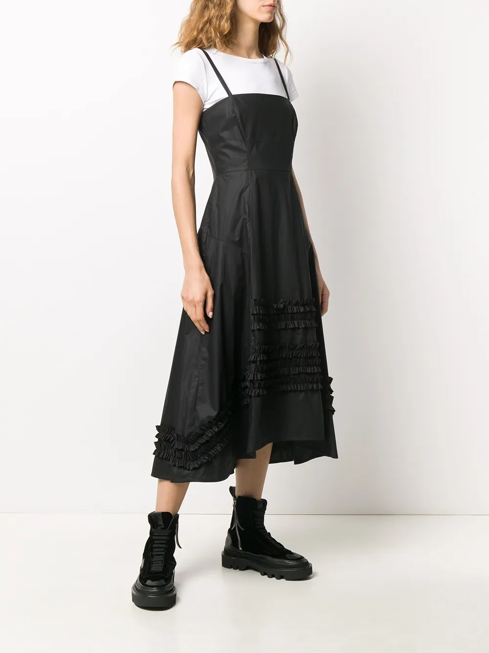 фото Molly goddard a-line panelled dress