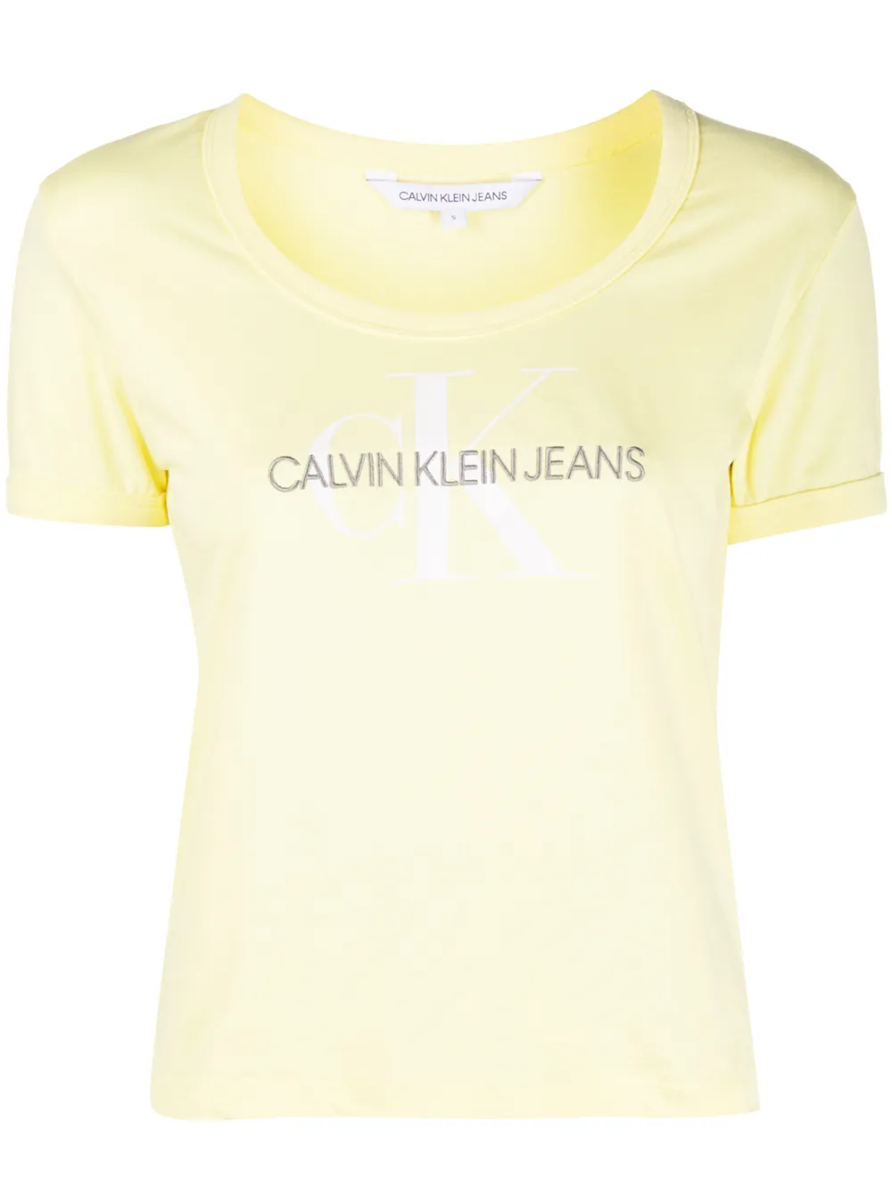 фото Calvin klein jeans футболка с короткими рукавами и логотипом