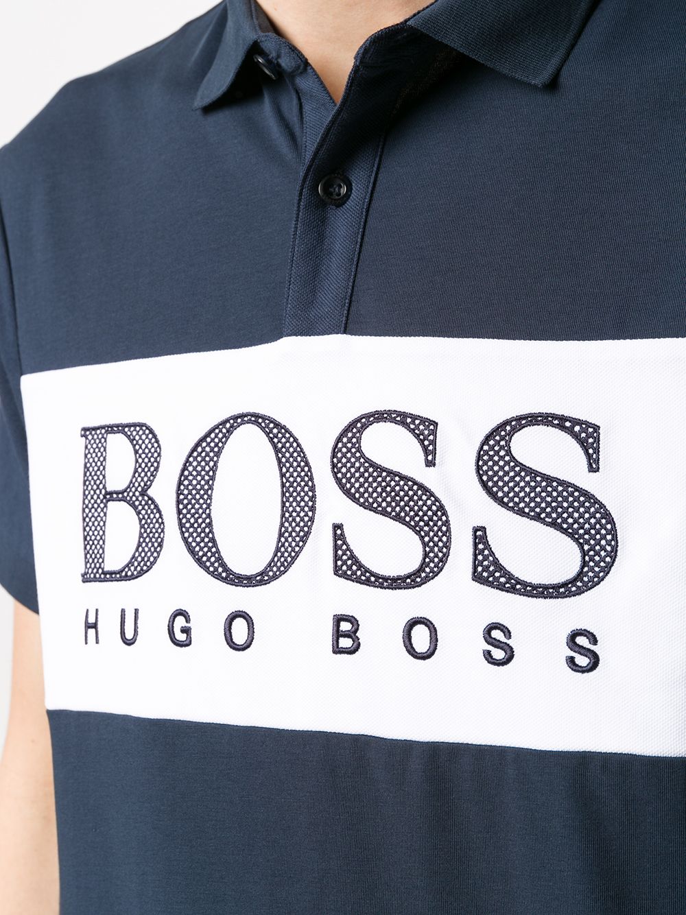 фото Boss hugo boss рубашка поло с вышитым логотипом