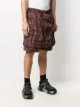 White Mountaineering bandana-print short trousers