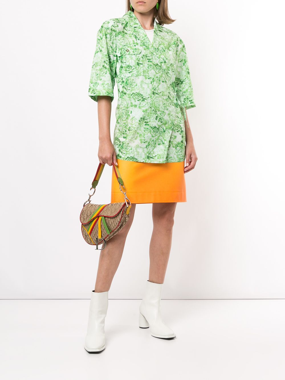 Christian-Dior-Trotter-Saddle-Bag-Shoulder-Bag-Canvas-Green – dct