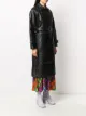 Saks Potts Selena logo embossed coat
