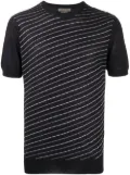 Corneliani striped T-shirt - Blue